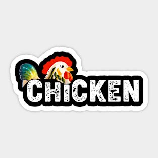 funny Chicken Sticker